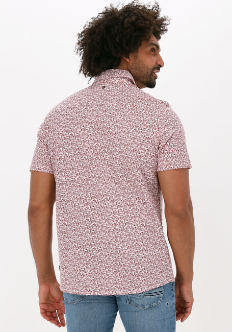 Rote PME LEGEND Casual-Oberhemd SHORT SLEEVE SHIRT PRINT ON PIQUE JERSEY - large