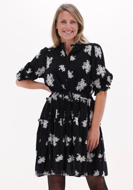 Schwarze BRUUNS BAZAAR Minikleid KAMAL KAMILA DRESS - large