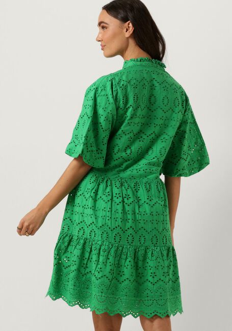 Grüne NOTRE-V Minikleid NV-DONNA DRESS BRODERIE ANGLAISE DRESS - large