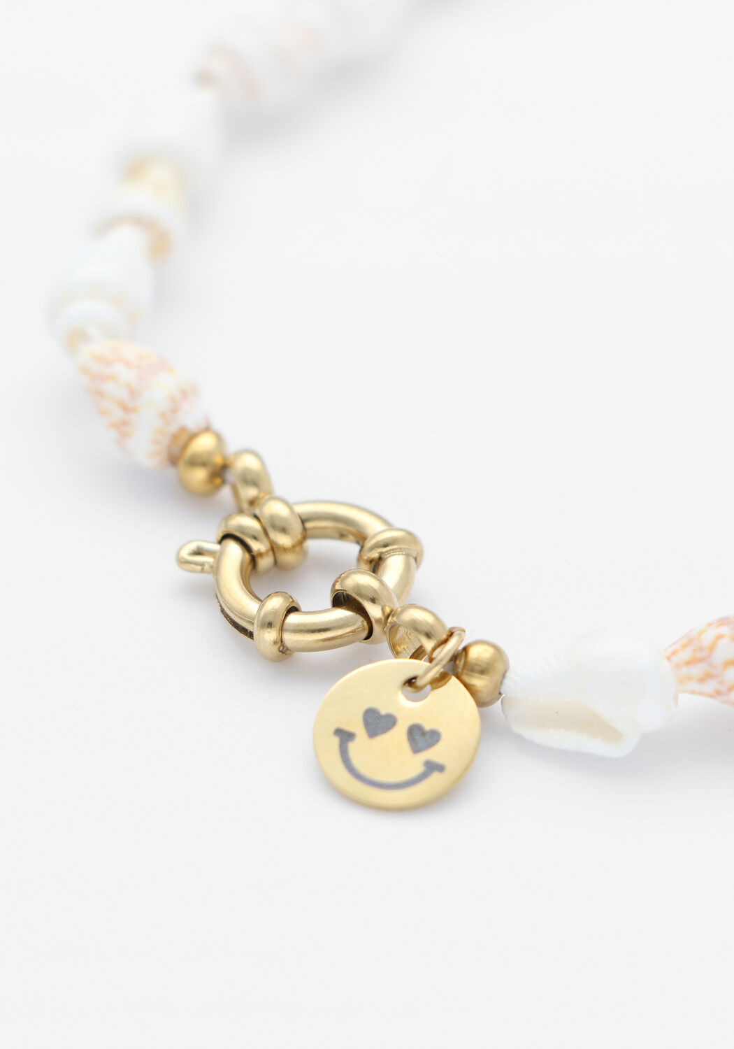 Wei&szlig;e BONNIE STUDIOS Schmuck SHELL BRACELET - large