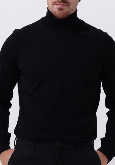 Schwarze BOSS BLACK Rollkragenpullover MUSSO-P - large