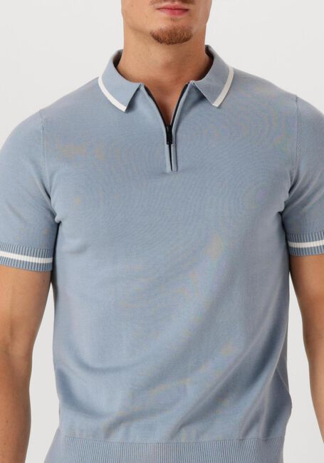 Blaue SAINT STEVE Polo-Shirt SIEM - large