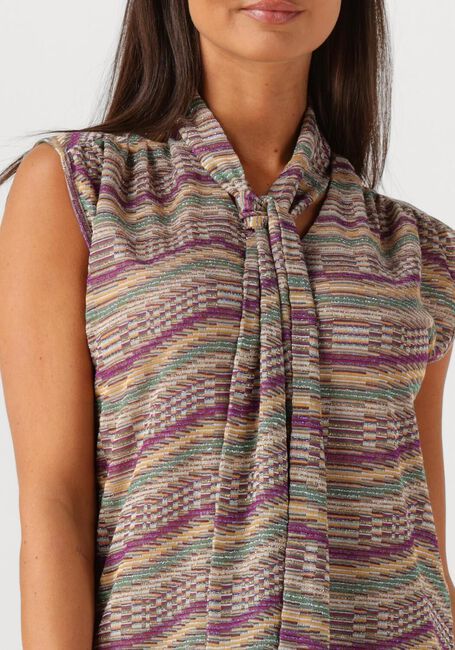 Mehrfarbige/Bunte SUMMUM Top TOP MULTICOLOUR SPARKLY WAVE - large