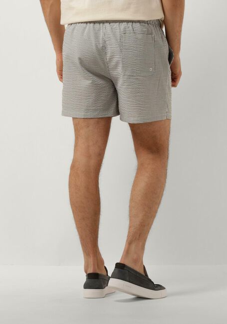 Blaue SELECTED HOMME Badehosen SLHCOOPER SEERSUCKER SWIMSHORTS - large