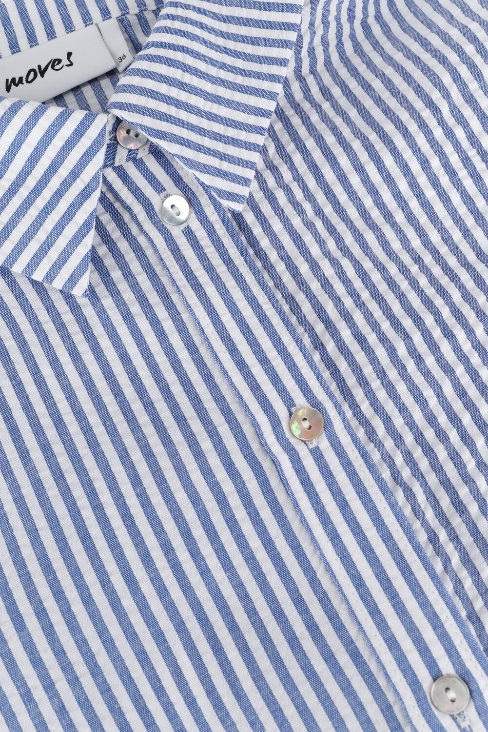 Blaue MOVES Blusen LOLLIE 2532 - large