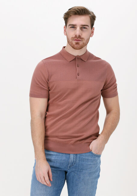 Braune SAINT STEVE Polo-Shirt GERBEN - large