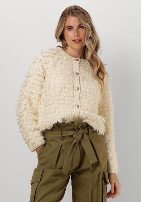 Weiße IBANA Strickjacke CERRY - large