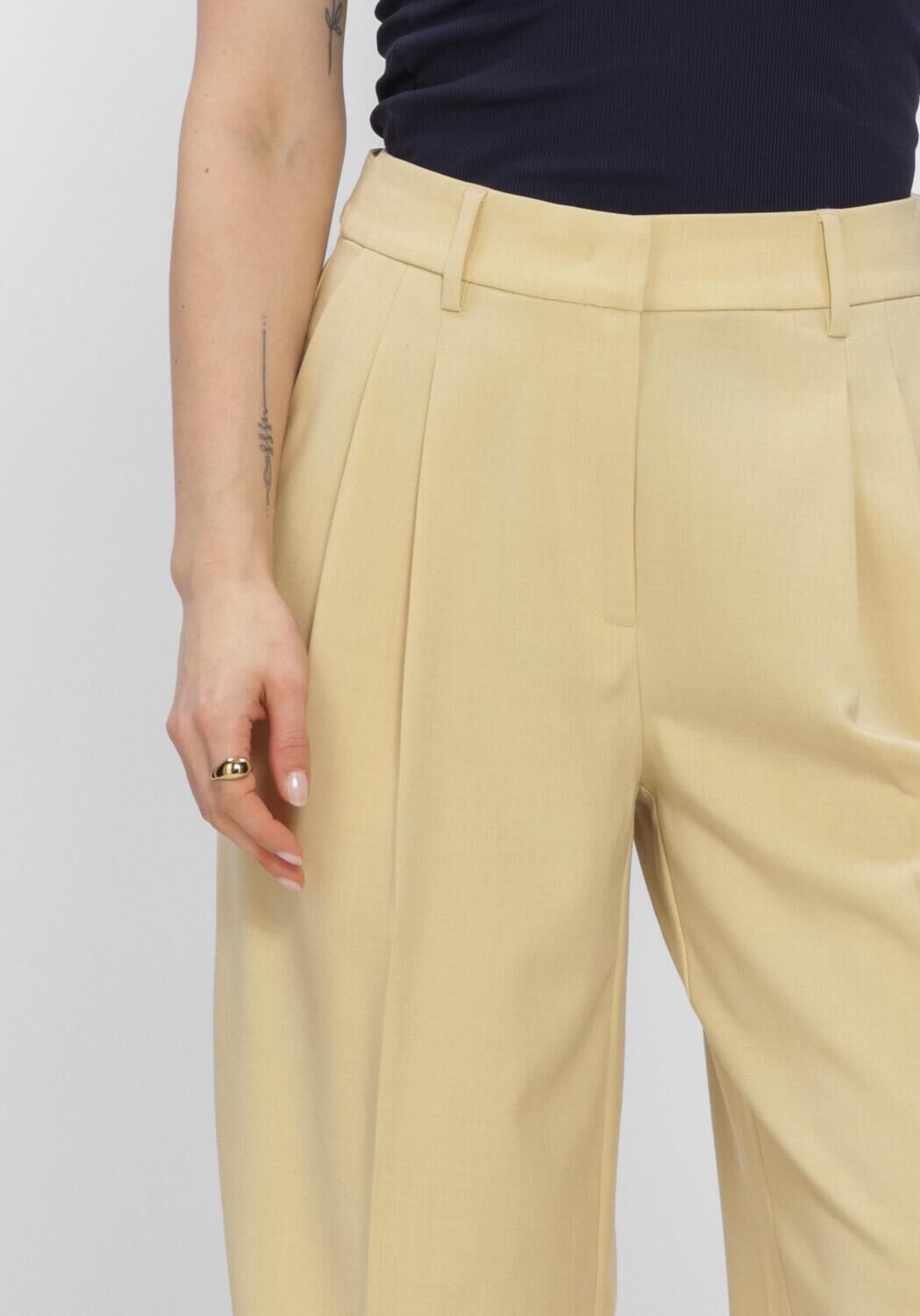 Gelbe CO'COUTURE Hosen NILANCC PLEAT LLPANT - large