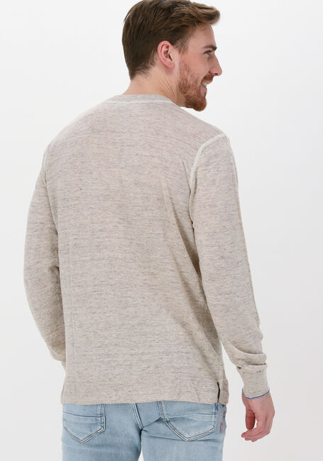 Sand SCOTCH & SODA Pullover LIGHTWEIGHT LINEN-BLEND MELANGE CREWNECK PULLOVER - large