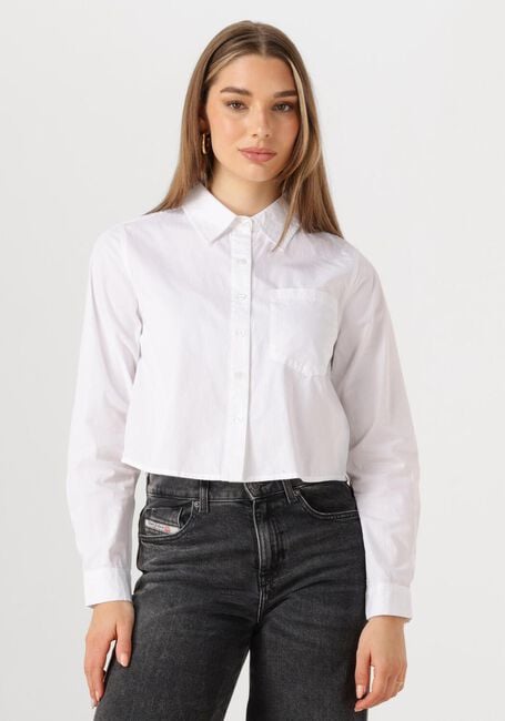Weiße MY ESSENTIAL WARDROBE Blusen SUNNAMW SHORT SHIRT - large