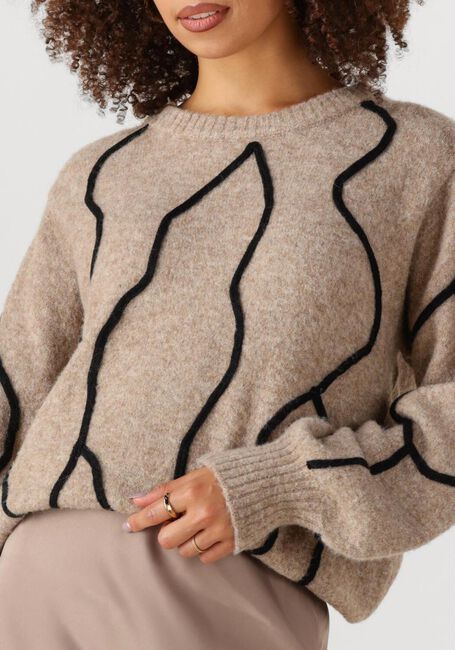 Beige MOVES Pullover KAIYA JUMPER 4457 - large
