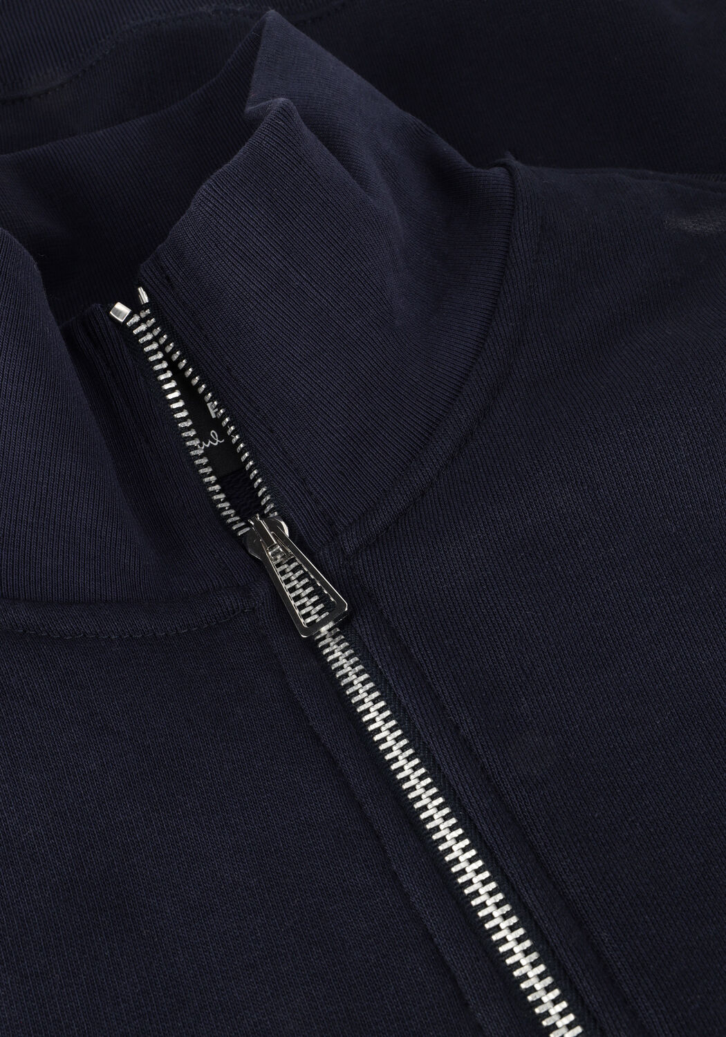 Blaue PS PAUL SMITH Strickjacke MENS REG FIT ZIP TOP ZEBRA - large