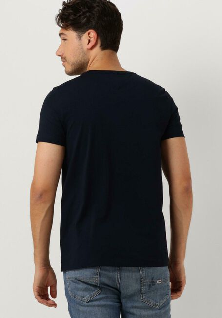 Dunkelblau TOMMY HILFIGER T-shirt CORE STRETCH SLIM C-NECK - large