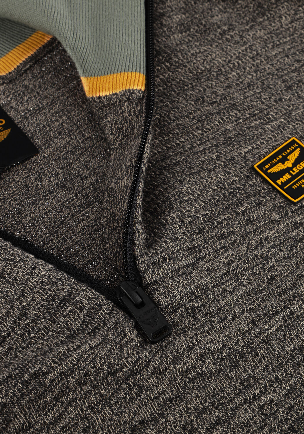 Gr&uuml;ne PME LEGEND Pullover COTTON MOULINE - large