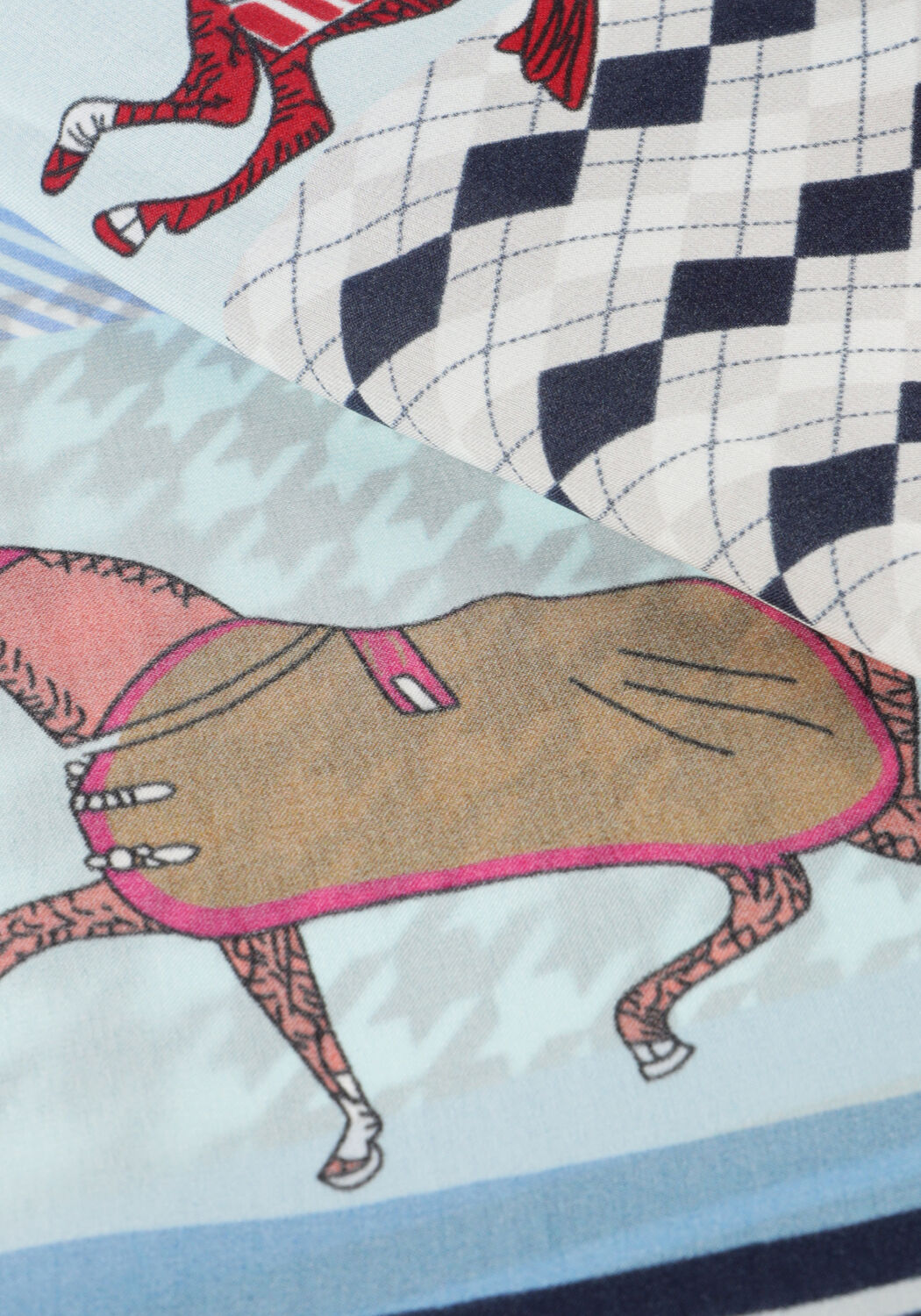 Blaue NOTRE-V Schal ZAYA - large