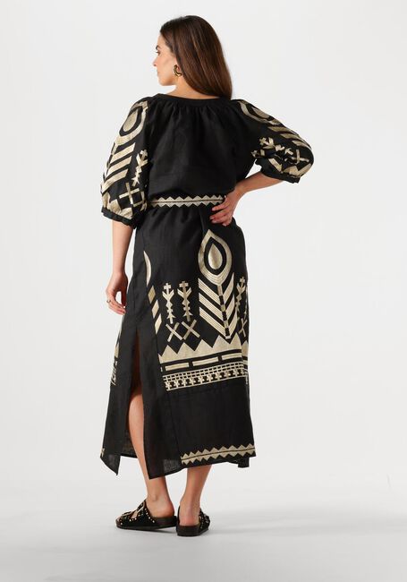 Schwarze GREEK ARCHAIC KORI Maxikleid 230654 - large