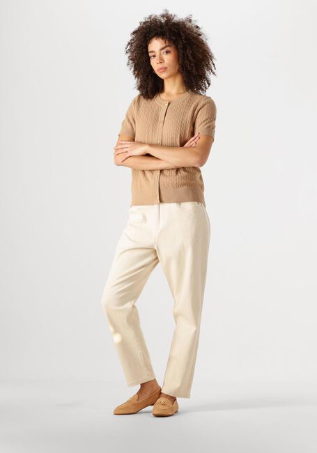 Braune TOMMY HILFIGER Top MINI CABLE C-NK CARDI SS - large