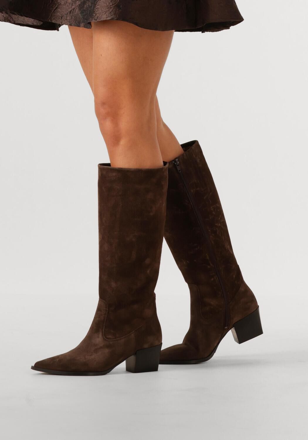 Braune VIA VAI Hohe Stiefel KATE ELENA - large