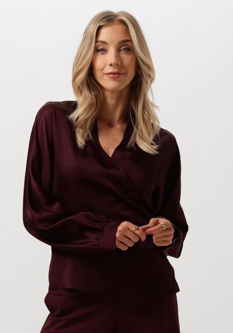 Rote VANILIA Blusen WRAP LOOSE BLOUSE - large