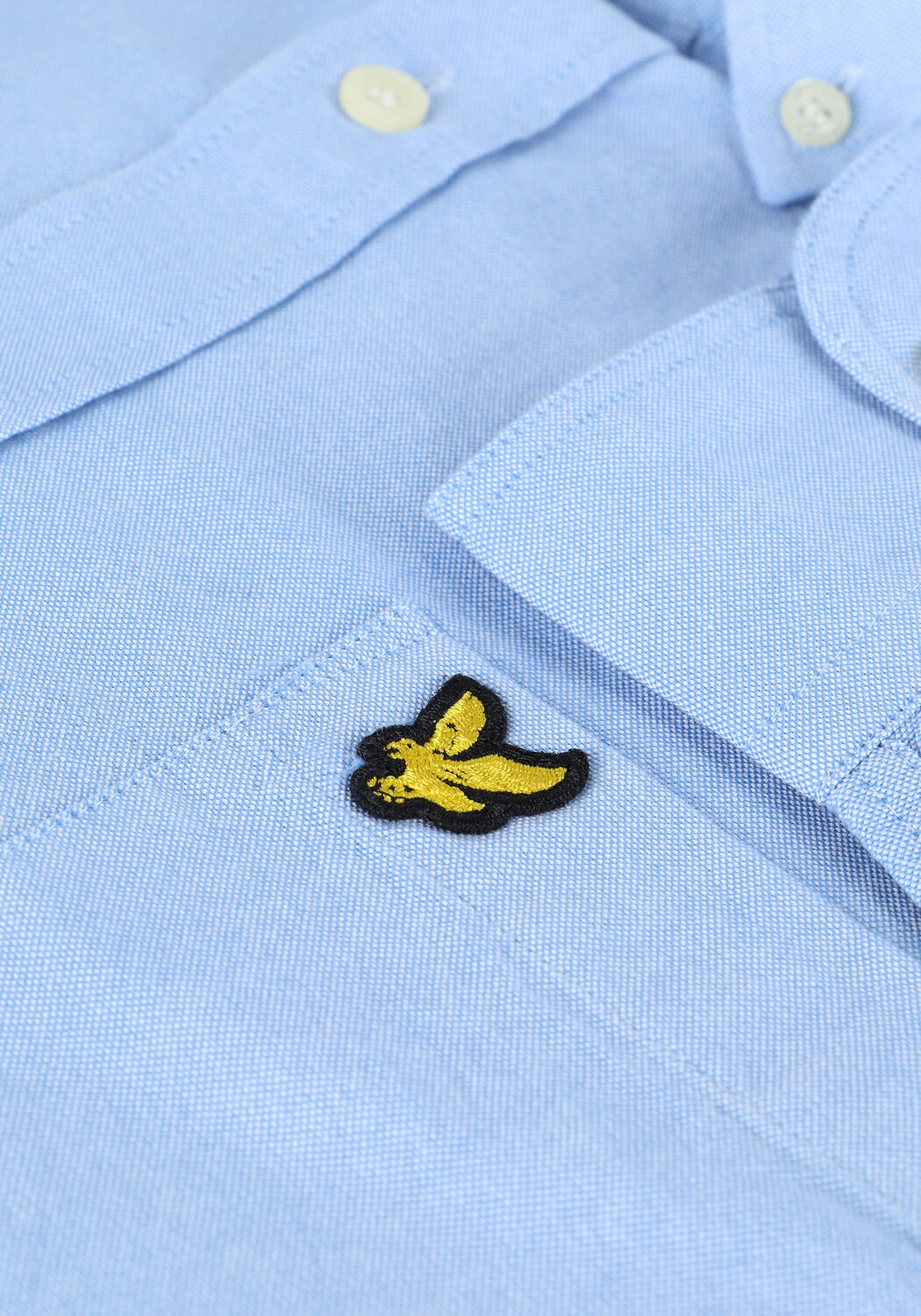 Blaue LYLE & SCOTT Casual-Oberhemd OXFORD SHIRT - large