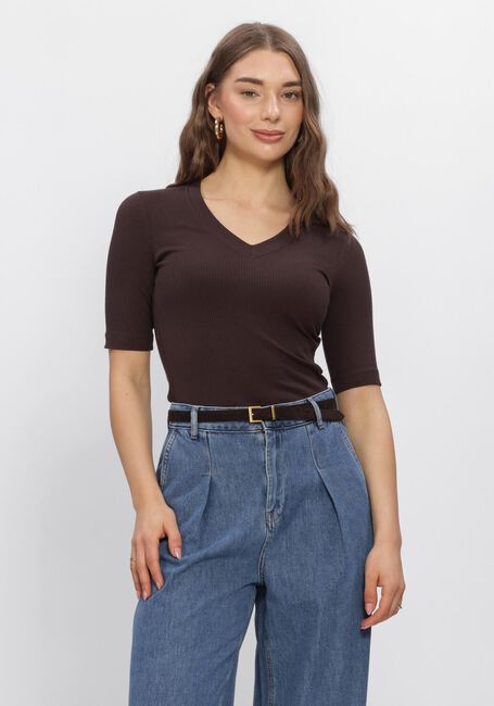 Braune INWEAR T-shirt DAGNAIW V TSHIRT - large