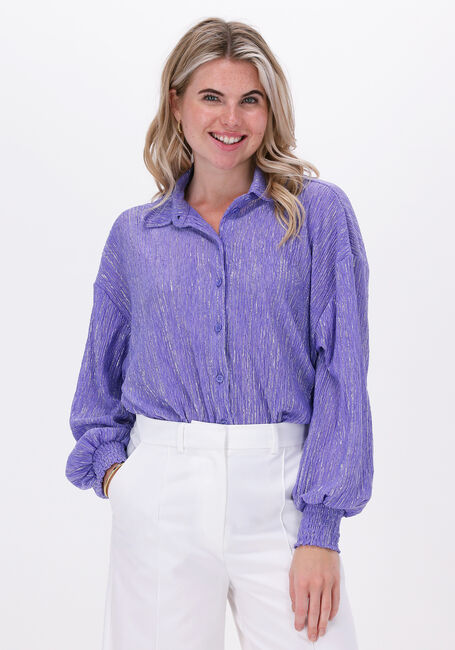 Lila ALIX THE LABEL Bluse KNITTED LUREX MESH BLOUSE - large