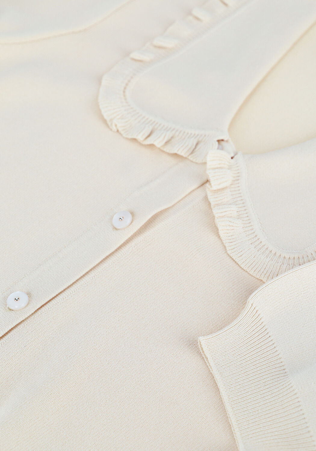 Nicht-gerade weiss Y.A.S. Top YASGINA 2/4 KNIT CARDIGAN AB12 - large