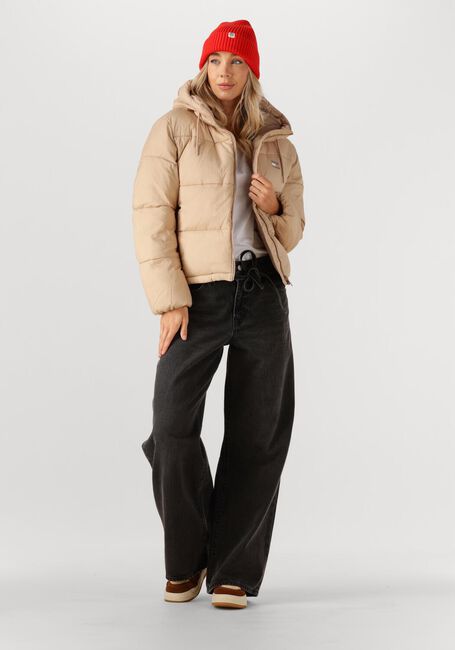 Sand TOMMY JEANS Wattierte Jack TJW HOODED PUFFER JACKET - large