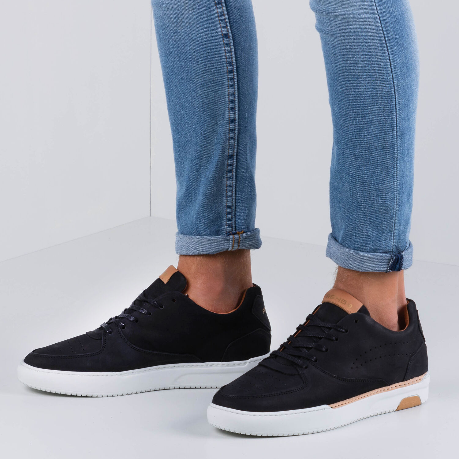 Schwarze REHAB Sneaker Low THABO - large