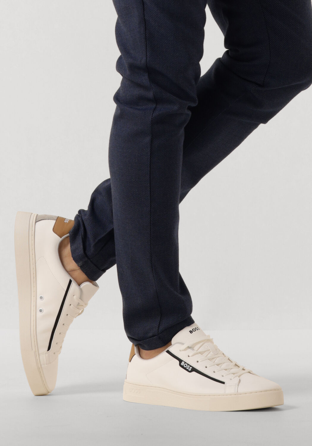 Wei&szlig;e BOSS Sneaker Low RHYS TENN - large