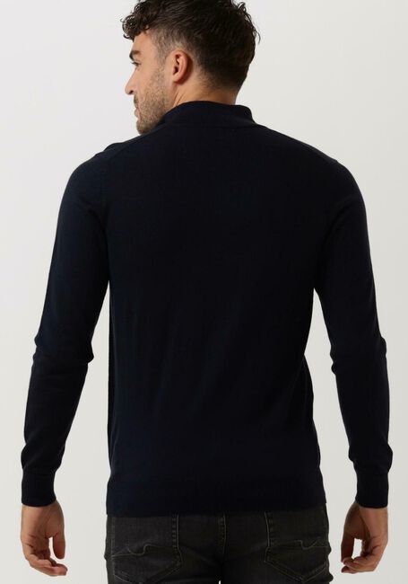 Dunkelblau PROFUOMO Rollkragenpullover PULLOVER HALFZIP - large