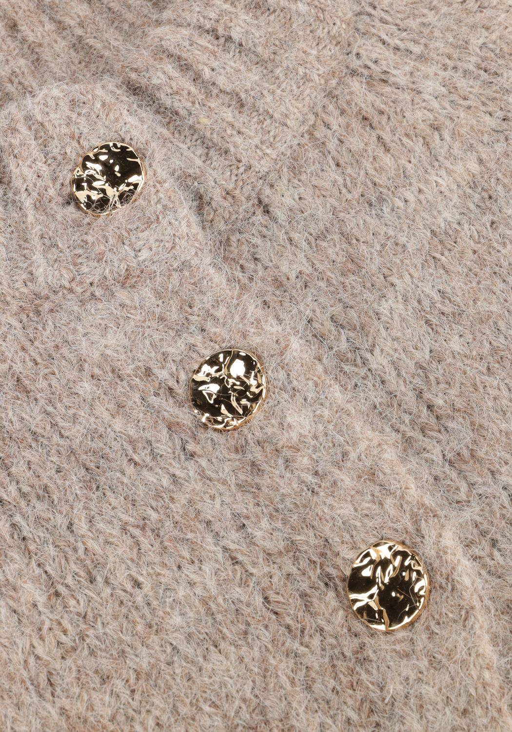 Beige NEO NOIR Pullover BENUTA FLUFFY KNIT CARDIGAN - large