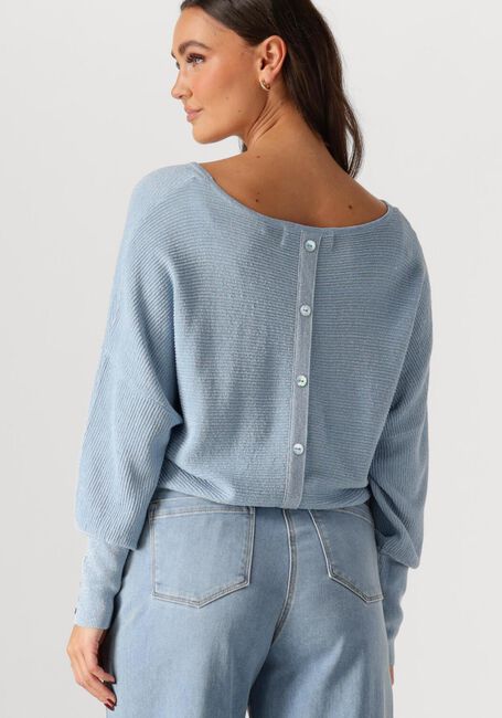 Blaue NUKUS Top BATWING PULLOVER LUREX - large
