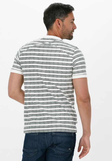 Nicht-gerade weiss CAST IRON T-shirt SHORT SLEEVE R-NECK REGULAR FIT TWILL JERSEY - large