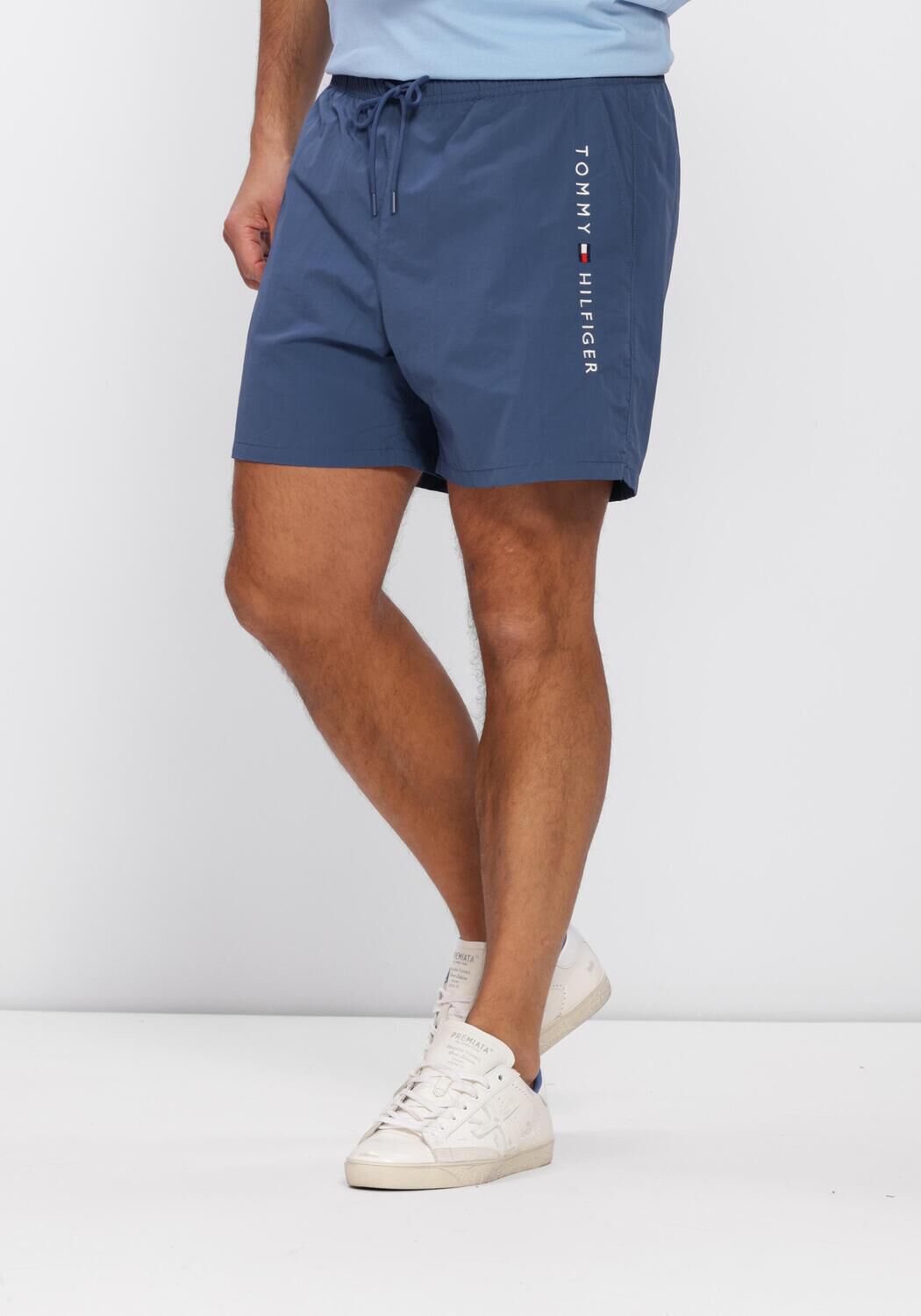 Blaue TOMMY HILFIGER UNDERWEAR Badehosen MEDIUM DRAWSTRING ZIP POCKET - large