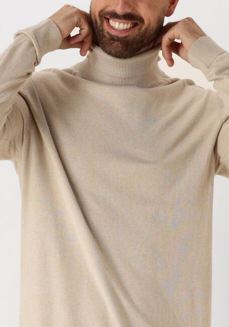 Beige SELECTED HOMME Rollkragenpullover SLHBERG ROLL NECK NOOS - large