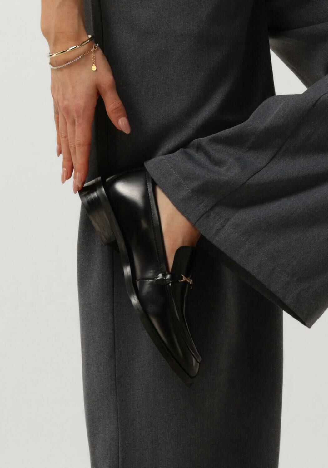 Schwarze BRONX Loafer NEXT-WAGON 66492-O - large