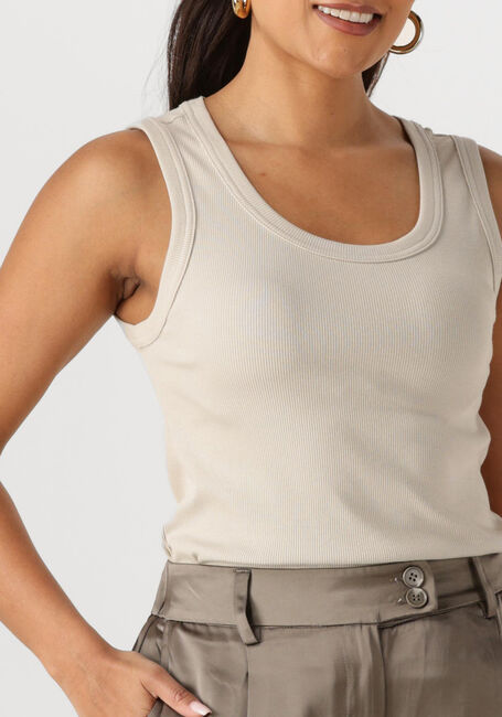 Sand WITHBLACK Top WBLLULLU TANK TOP - large