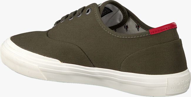 Grüne TOMMY HILFIGER Sneaker low CORE OXFORD TWILL - large