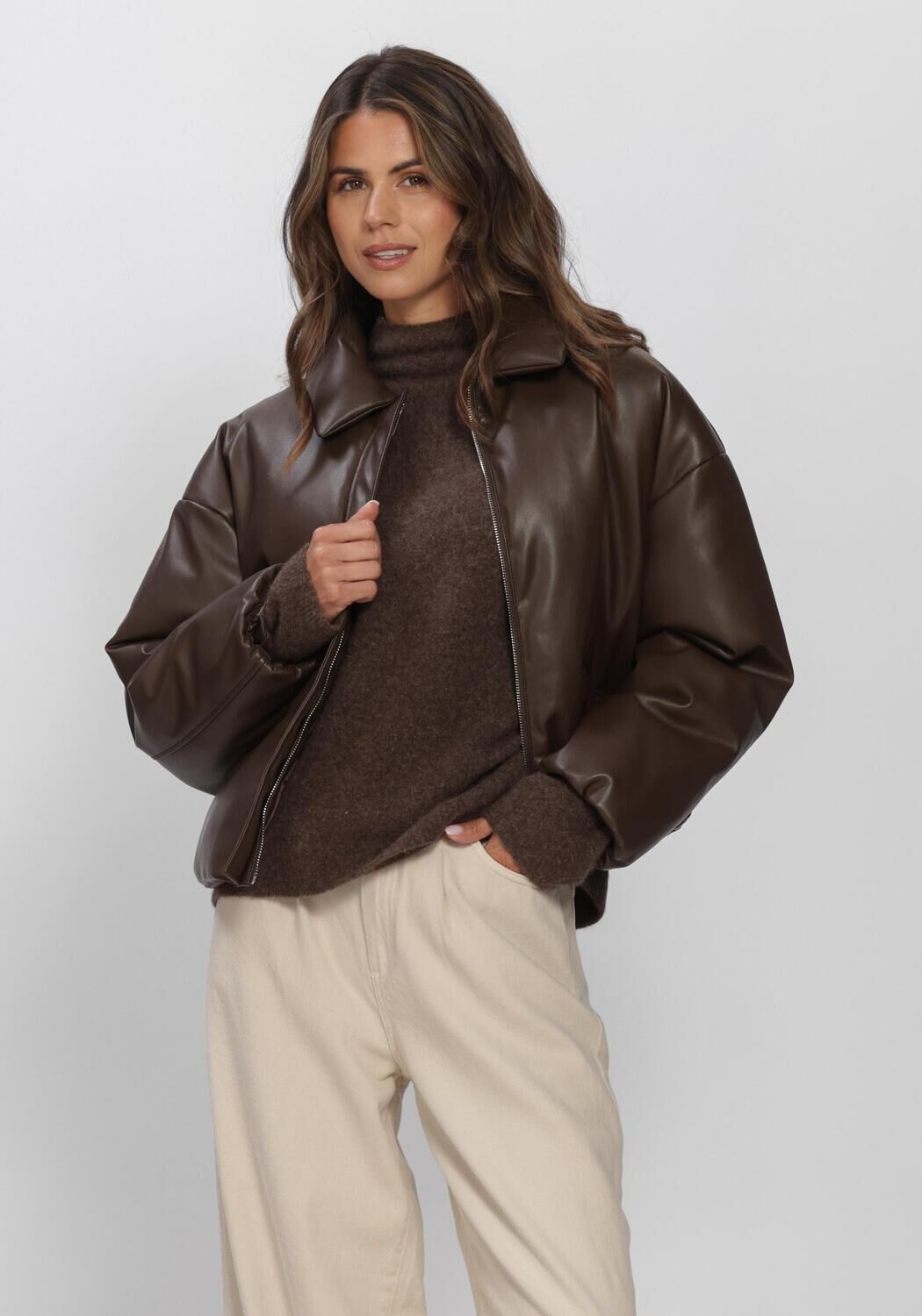 Braune KNIT-TED Jack SASHA JACKET - large