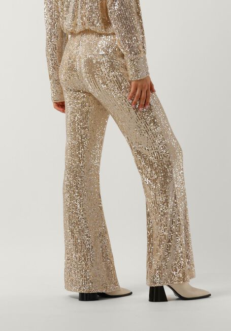 Goldfarbene SECOND FEMALE Hose SHINE ON TROUSERS - large