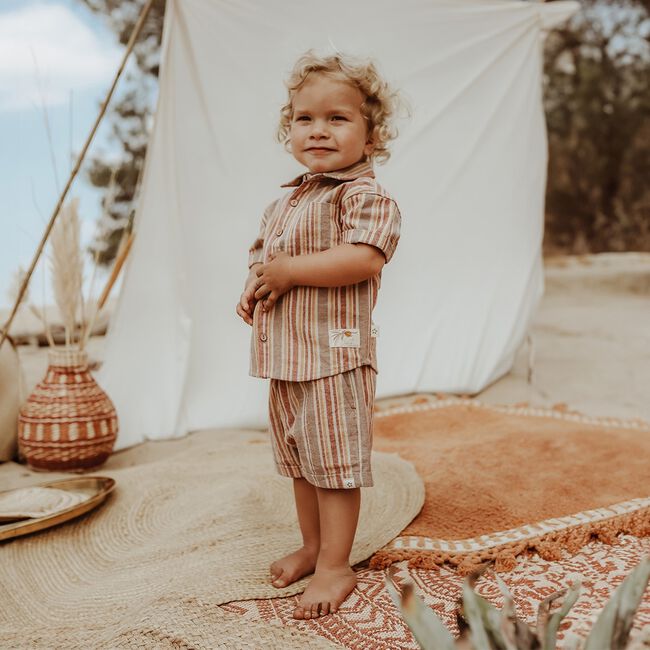 Mehrfarbige/Bunte YOUR WISHES Kurze Hose PELTON - large