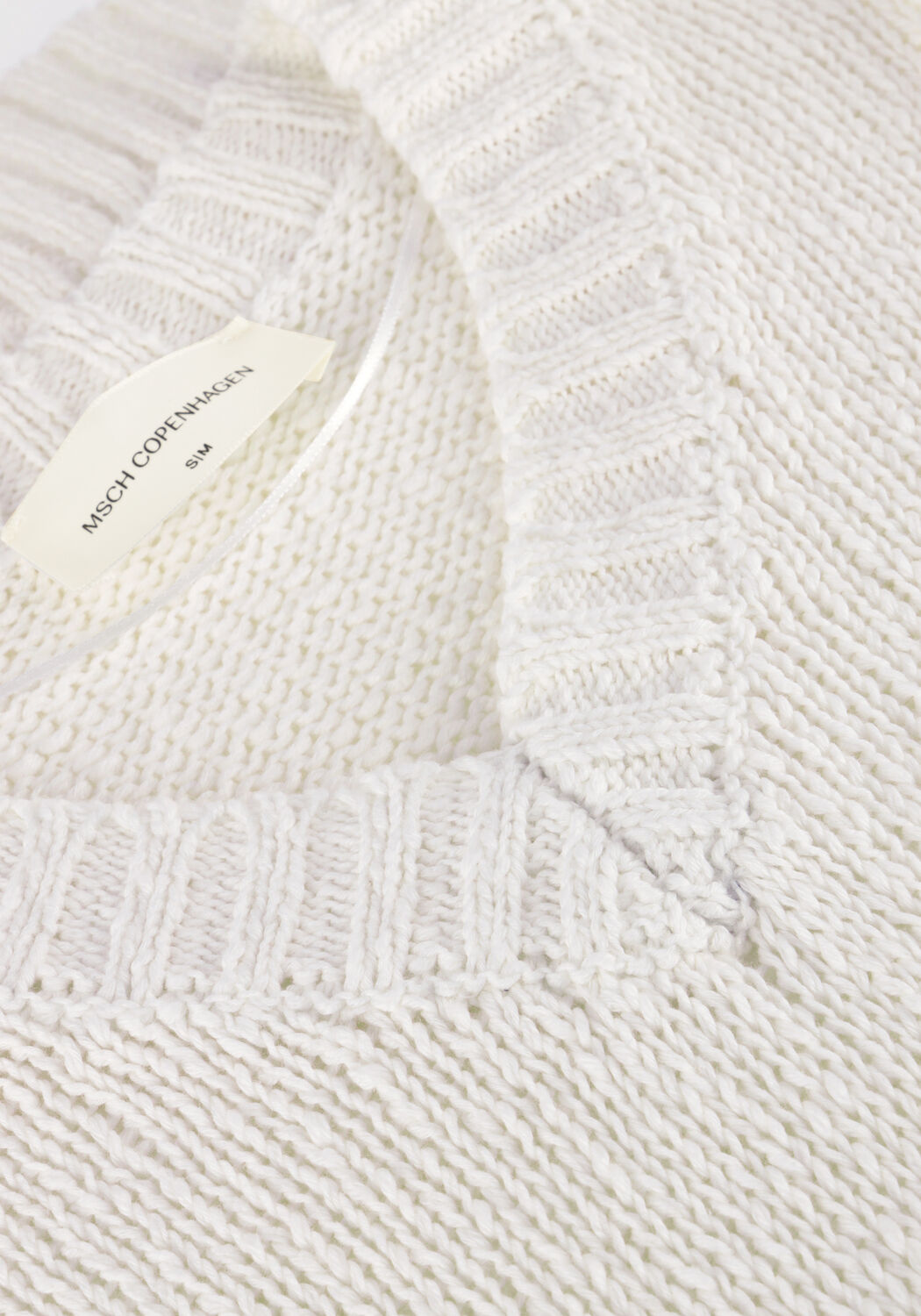 Wei&szlig;e MSCH COPENHAGEN Top MSCHHANNALIE 2 4 V PULLOVER - large