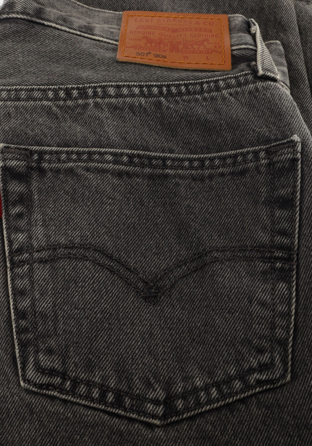 Anthrazit LEVI'S Straight leg jeans 501 90'S TAKE A HINT - large