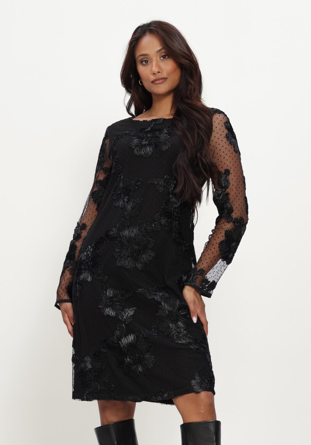 Schwarze ANA ALCAZAR Minikleid DRESS - large