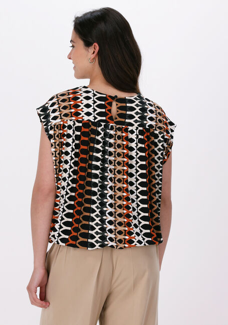 Weiße SUMMUM Blusen TOP HONEYCOMB PRINT ON VISCOSE EA - large