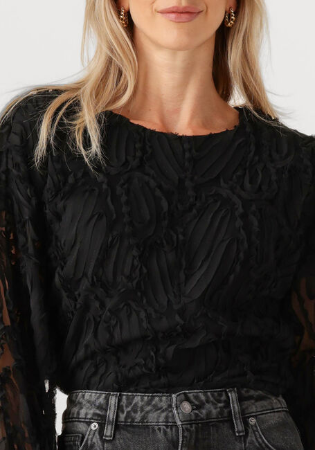 Schwarze CO'COUTURE Blusen SHANIA FLUFFY BLOUSE - large