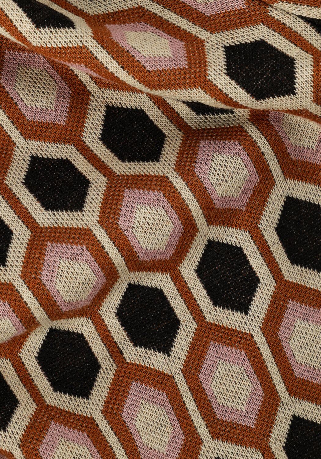 Mehrfarbige/Bunte SUMMUM Schlaghose TROUSERS HONEYCOMB JACQUARD - large