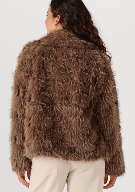 Braune AIMEE THE LABEL Fake-Fur-Jack WILLEM - large