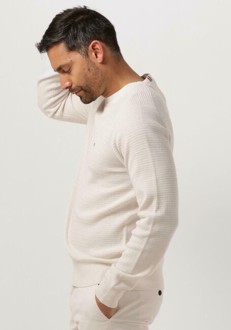 Nicht-gerade weiss TOMMY HILFIGER Sweatshirt INTERLACED STRUCTURE CREW NECK - large